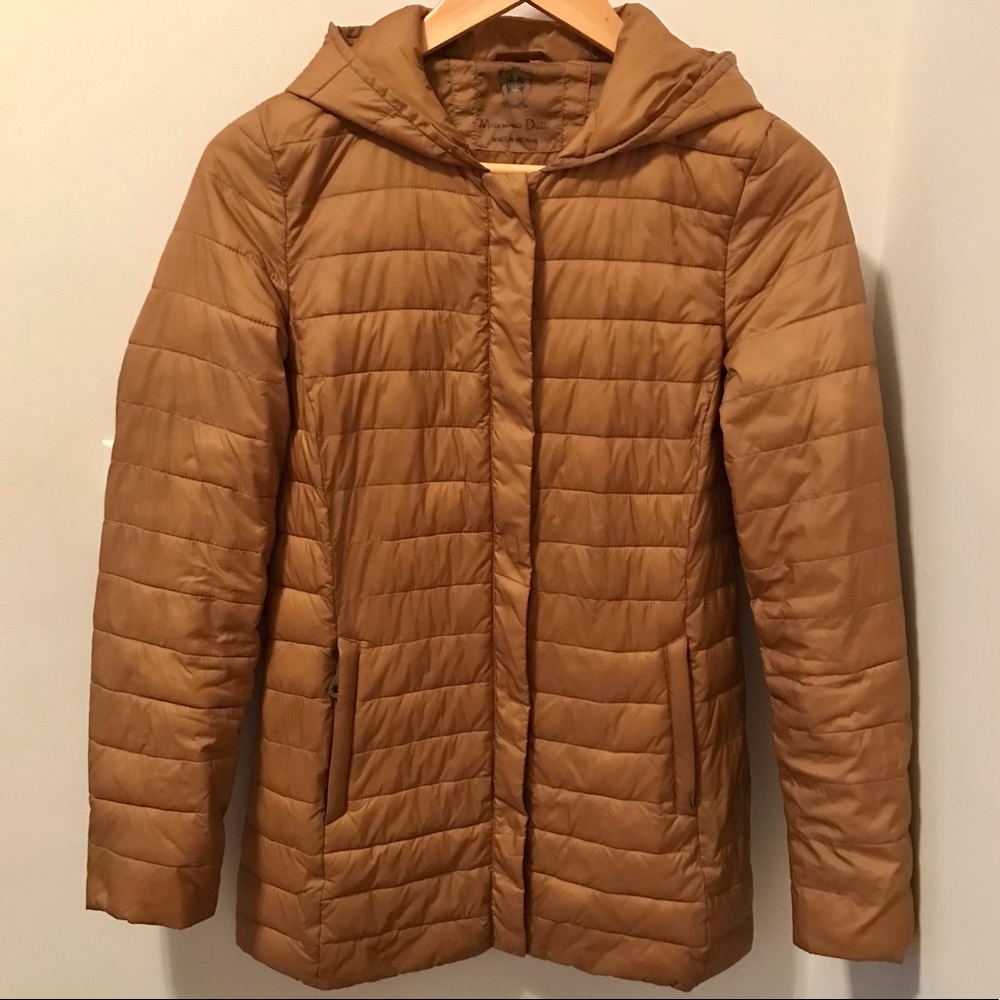 Massimo Dutti Quilted Jacket With Hood